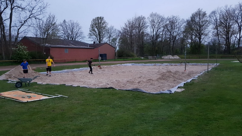 ...und schon verteilt